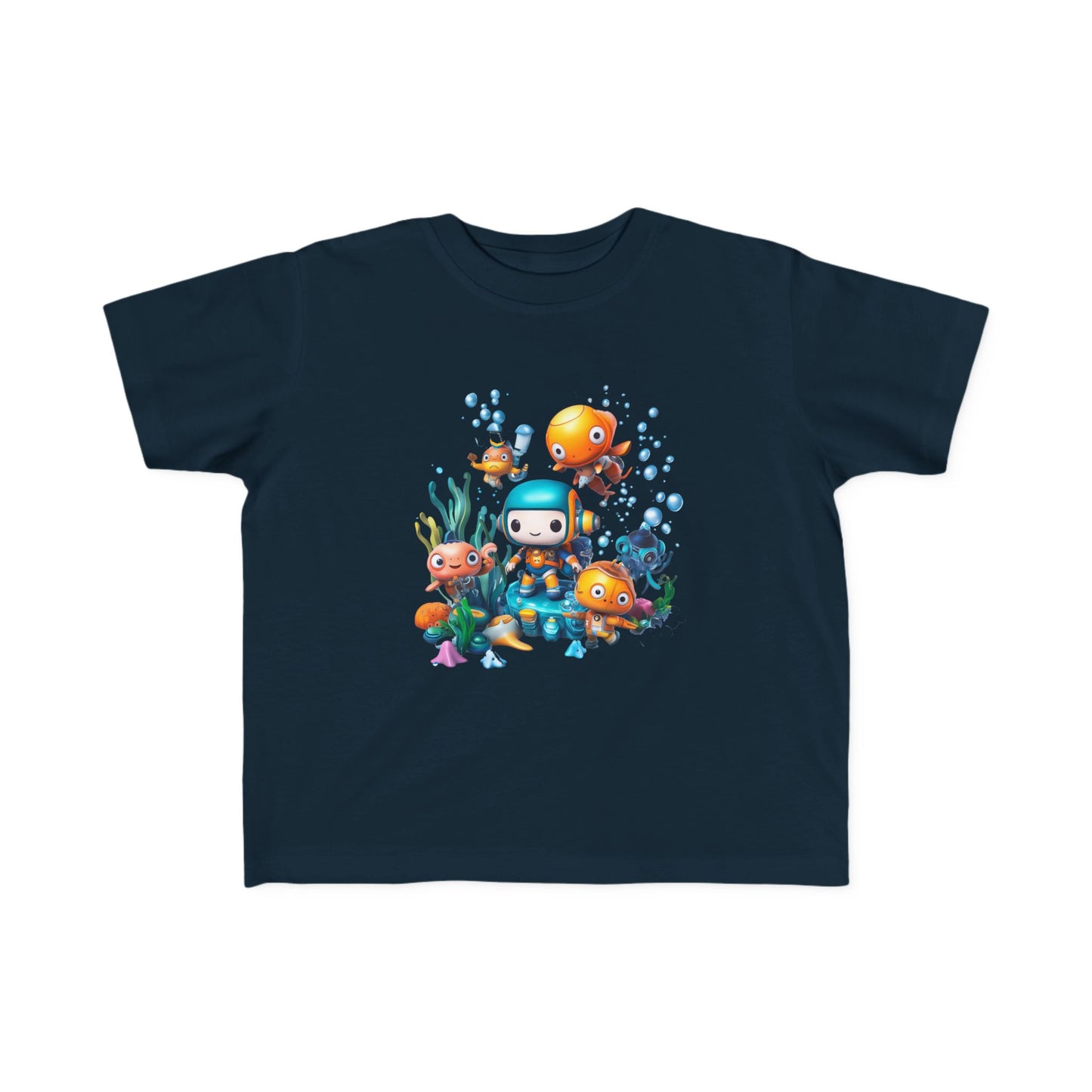 Underwater Adventure Toddler Tee - Fun Ocean Design for Kids