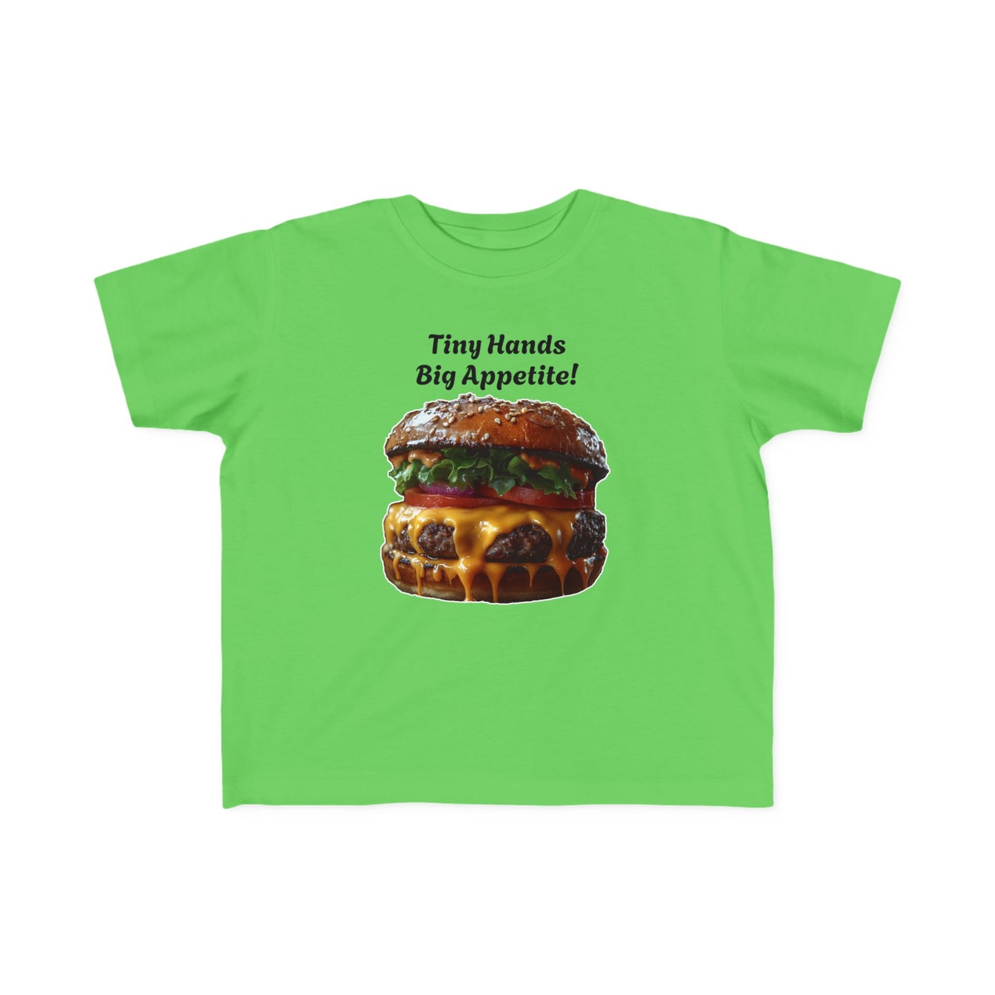 Funny Toddler Tee - "Tiny Hands Big Appetite!"