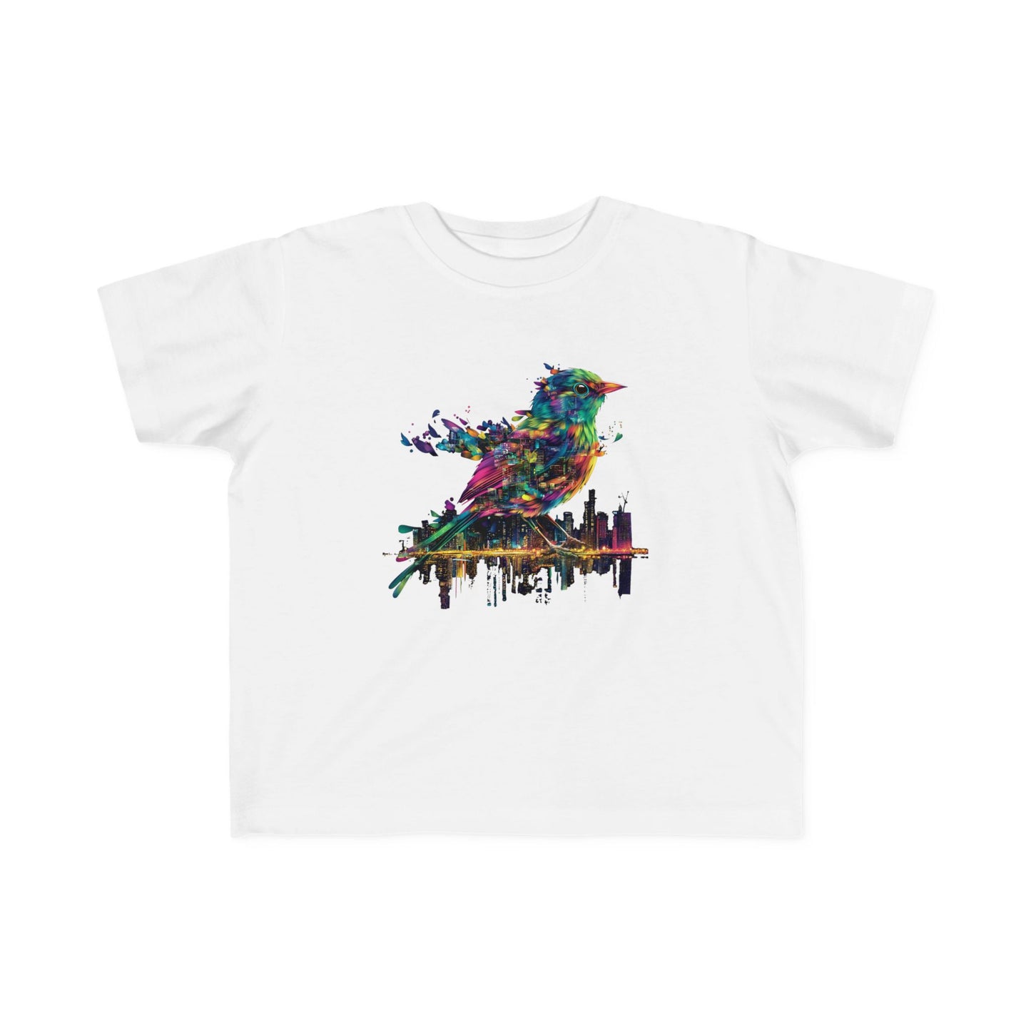 Colorful Bird Toddler Tee - Fun & Vibrant Kids Shirt