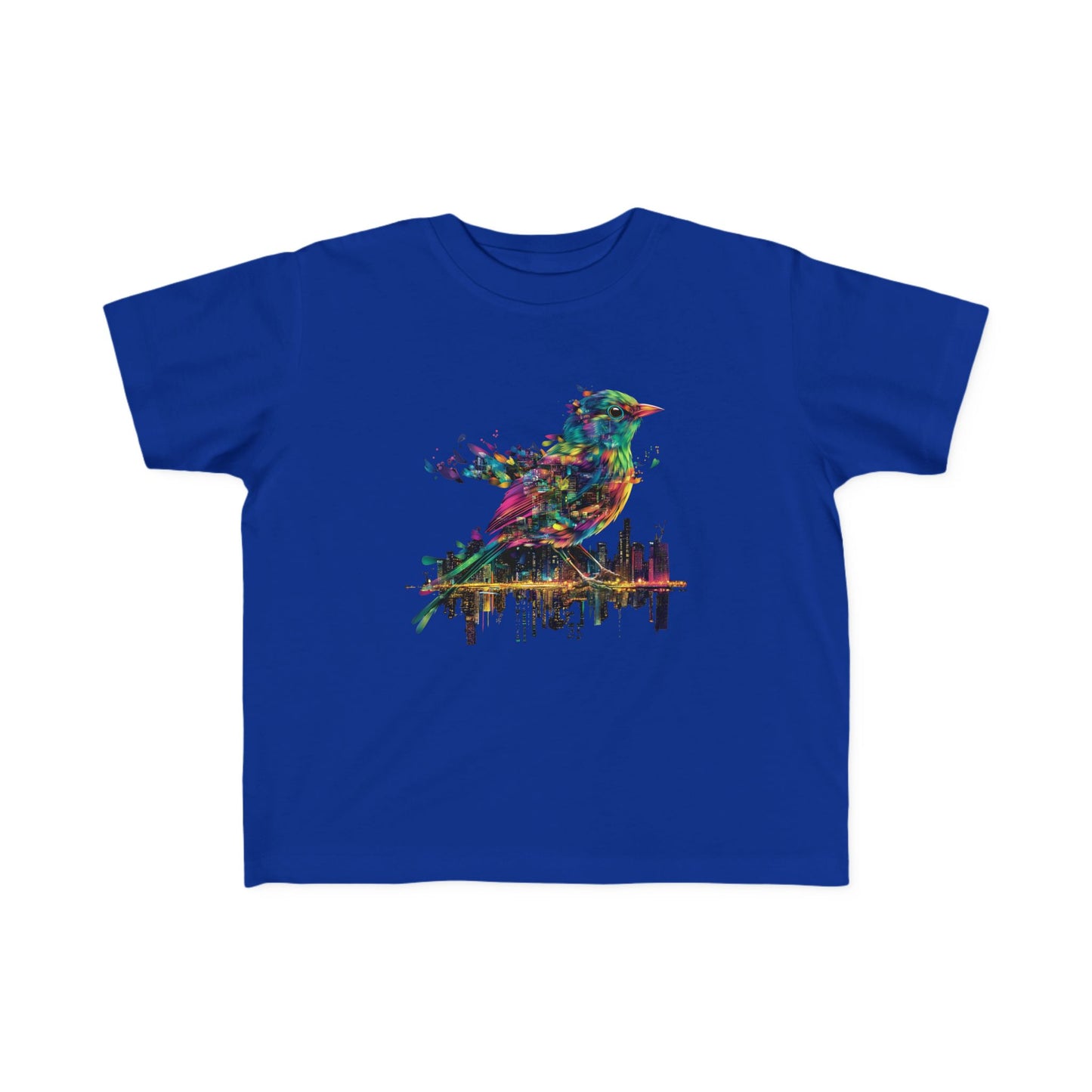 Colorful Bird Toddler Tee - Fun & Vibrant Kids Shirt